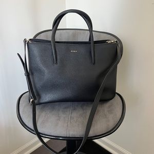 Black DKNY Saffiano Handbag